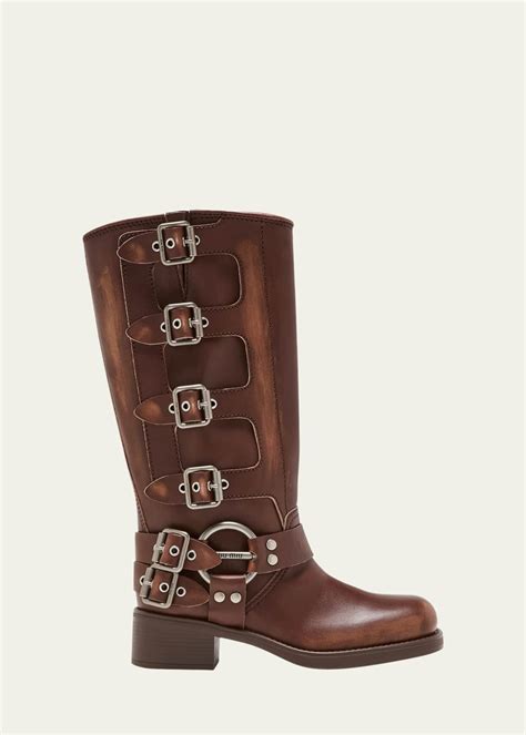 Miu Miu Cowboy & Biker Boots • Shop Cowboy & Biker Boots .